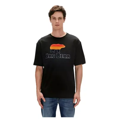 Bad Bear 23.01.07.027 Tripart Lacivert Unisex T-Shirt 