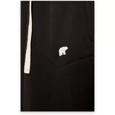 Bad Bear 23.06.14.001 Less Plain Jr Siyah Çocuk Eşofman Altı - 3