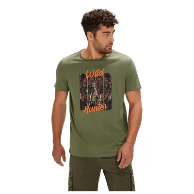 Bad Bear 24.01.07.037 Hunt Haki Unisex T-Shirt - Bad Bear (1)