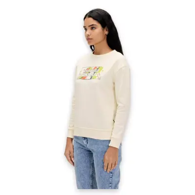 Bad Bear 24.04.12.002 Re-Carina Crewneck KırıkBeyaz UN Sweatshirt - Bad Bear (1)