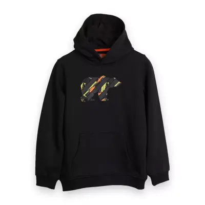 Bad Bear 24.06.12.009 Mono Hoodie Jr Siyah Erkek Çocuk Sweatshirt - 1