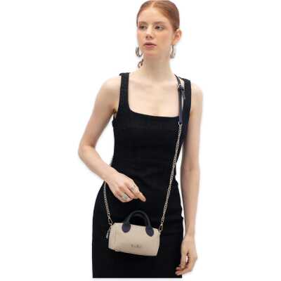 Benetton Bnt_1825 10X15X9 Çapraz Bej Kadın Çanta - 2