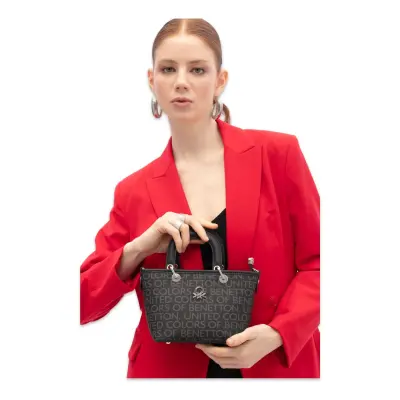 Benetton Bnt_1859 15X23X10 El Siyah Kadın Çanta - benetton (1)