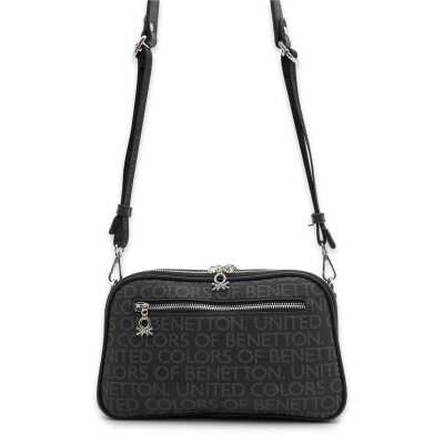 Benetton Bnt_1894 17X27X9 Çapraz Siyah Kadın Çanta - 2