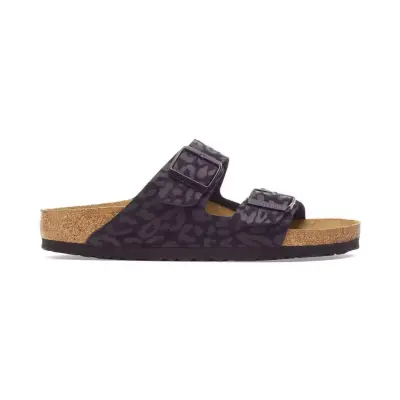 Birkenstock Arizona Bf Syn Leopard Siyah Kadın Terlik - 1