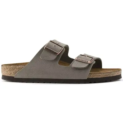 Birkenstock Arizona Bs Gri Çift Toka Erkek Terlik - 2