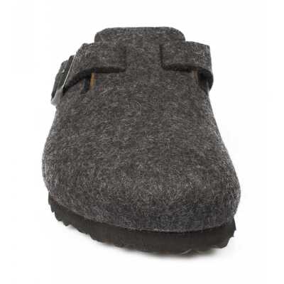 Birkenstock Boston-Bs-Z Önü Kapalı Füme Kadın Terlik - 3