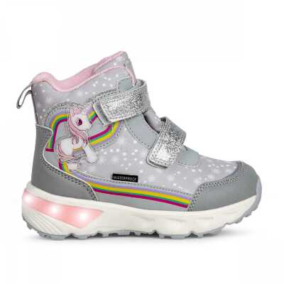 Buckhead Buck3033 Unicornie Waterproof Gri Kız Çocuk Bot 