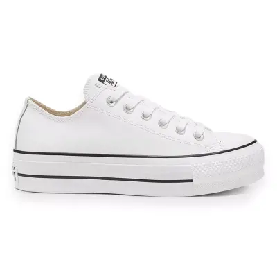 Converse 561680 Chucktaylor All Star Plat Beyaz Unisex Ayakkabı - Converse (1)