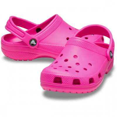 Crocs 206991 K Classic Clog K Fuşya Çocuk Terlik - 4