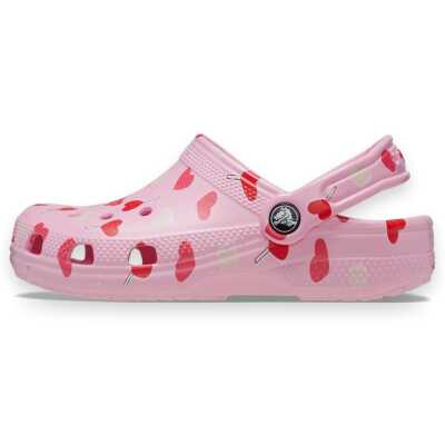 Crocs 209754 Classic Vday Clog K Pembe Çocuk Terlik - Crocs