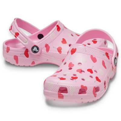 Crocs 209754 Classic Vday Clog K Pembe Çocuk Terlik - 3