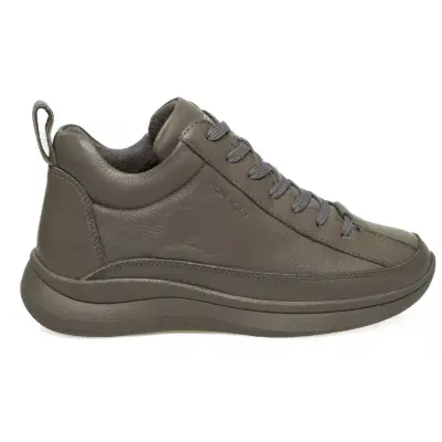 Forelli Neva 27954 Comfort Deri Gri Kadın Bot - Forelli (1)