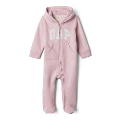 Gap 330704 V-U Logo Bear 1Pc Pembe Çocuk Tulum - GAP