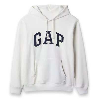 Gap 674148 V-Heritage Logo Po Snl Sweat Açık Gri Erkek Sweatshirt - 4