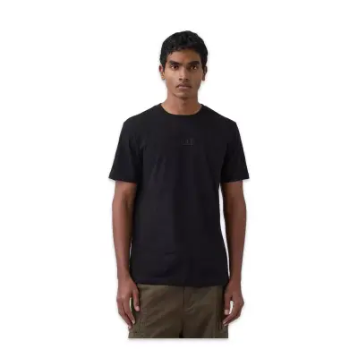 Gap 799323 V-Frch Mini Logo Tee New T Siyah Erkek T-Shirt - 1
