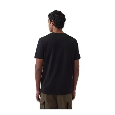 Gap 799323 V-Frch Mini Logo Tee New T Siyah Erkek T-Shirt - 4