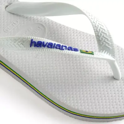 Havaianas 4110850 Brasil Logo Parmak Arası Beyaz Unisex Terlik - 5