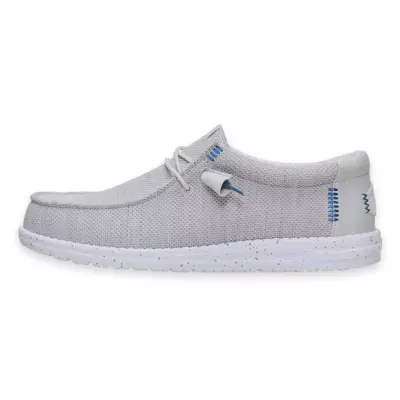 Hey Dude 41898 Wally Stretch Sox Gri Erkek Ayakkabı - 2