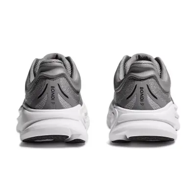 Hoka 1162011 M Bondi 9 Koşu Gri-Siyah Spor Ayakkabı - 4