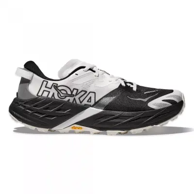 Hoka 1171928 Speedgoat 7 Koşu A Yakkabisi Siyah-Beyaz Erkek Spor Ayakkabı 