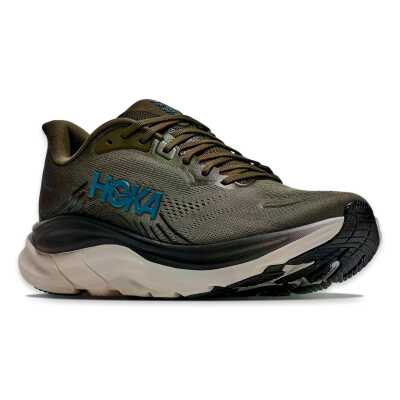 Hoka 1176572 M Clifton 11 Koşu Haki Erkek Spor Ayakkabı - 3