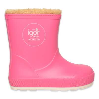 Igor Cc381 Yogi Nautico Borreguito Yağmur Fuşya Çocuk Çizme 