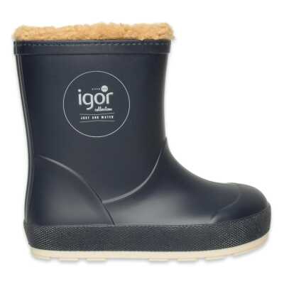 Igor Cc381 Yogi Nautico Borreguito Yağmur Lacivert Çocuk Çizme - 1