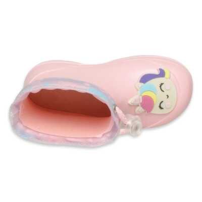 Igor W10359 Mendi Unicornio Yağmur Gül Kurusu Çocuk Çizme - 3