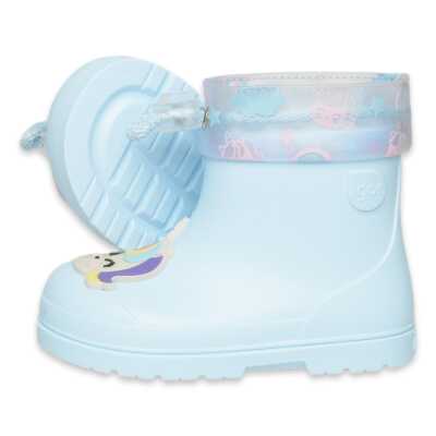 Igor W10359 Mendi Unicornio Yağmur Mavi Çocuk Çizme - 2