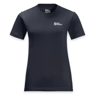 Jack Wolfskin 1808352 Essential T W Lacivert Kadın Outdoor - 5