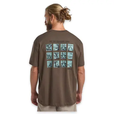 Jack Wolfskin A63857Tr Trailblazer T M Kahverengi Erkek T-Shirt - Jack Wolfskin (1)