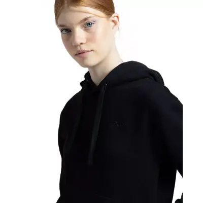 Kappa 361M4Bw Authentic Kei Sweat Siyah Kadın Sweatshirt - Kappa (1)