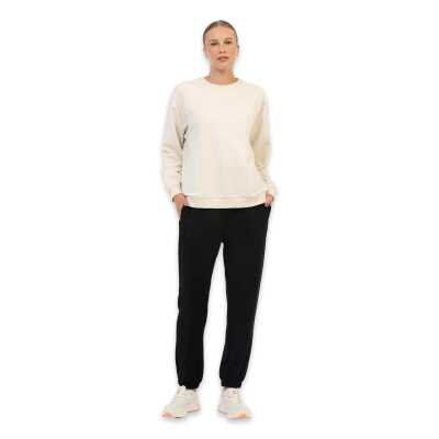 Lumberjack 3W Wb C Neck 16Sn79 3Pr Sweat Bej Kadın Sweatshirt - 4