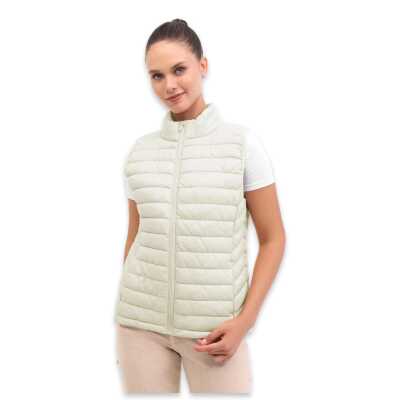 Lumberjack 3W Wb Vest 4Sn34 3Pr Yelek Ekru Kadın Yelek - Lumberjack