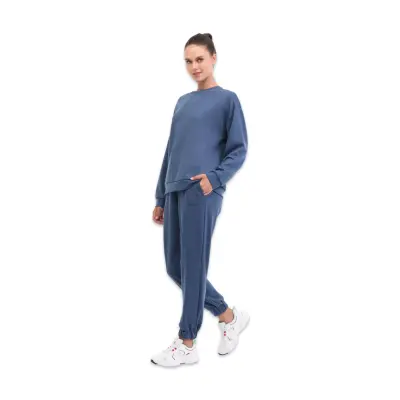 Lumberjack 5W Wb 16Alice-C Ck97 5Pr Sweat Mavi Kadın Sweatshirt - 3