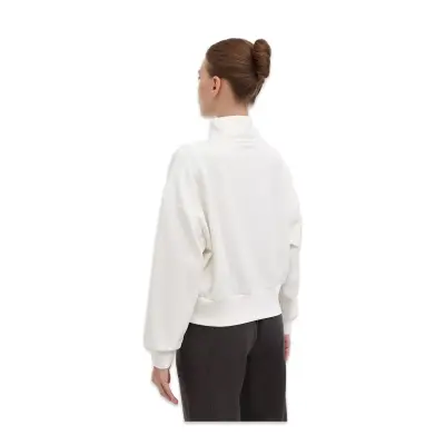 Lumberjack 5W Wl Denil Yog1-9 5Pr Half Full Zip Krem Kadın Sweatshirt - 2