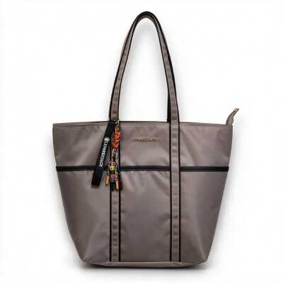 Lumberjack 6W Tex Seri Shopper 6Pr 30X27X9 Kol Vizon Kadın Çanta - Lumberjack
