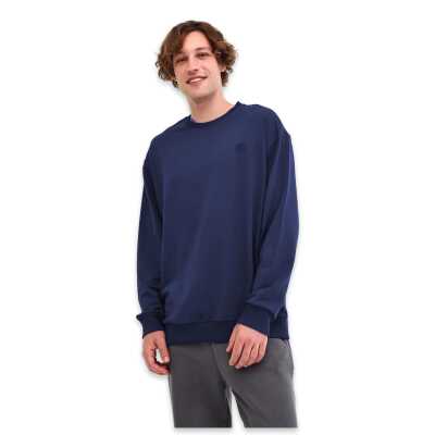 Lumberjack Sn75 Bsc C Neck Sw 3Pr Sweat Lacivert Erkek Sweatshirt - 1