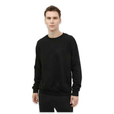 Lumberjack Sn75 Bsc C Neck Sw 3Pr Sweat Siyah Erkek Sweatshirt 
