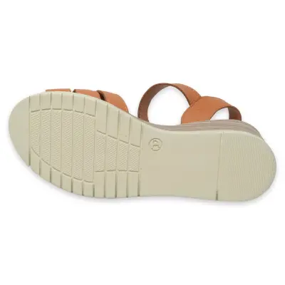 Mammamia D25Ys-2775 Günlük Taba Kadın Sandalet - 5