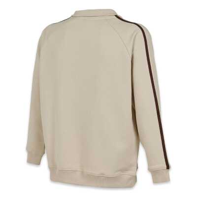 New Balance Mnc3608 Nb Lifestyle Men Half Zip Bej Erkek Sweatshirt - 2