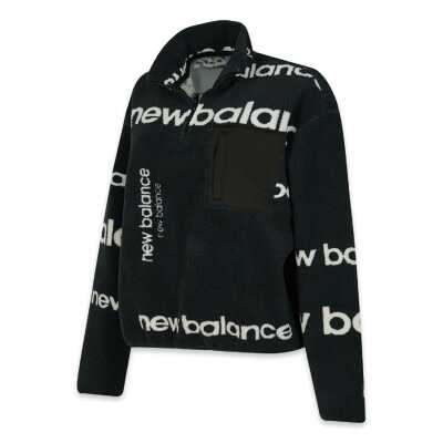 New Balance Wnc3623 Nb Lifestyle Women Half Zip Siyah Kadın Sweatshirt - 1