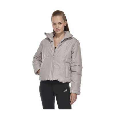 New Balance Wnj3427 Nb Lifestyle Women Jacket Mont Gri Kadın Mont - New Balance