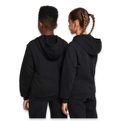 Nike Fd3017 Nike Club Fleece French Terry Full-Zip Hoodie Siyah Çocuk Sweatshirt - Nike (1)