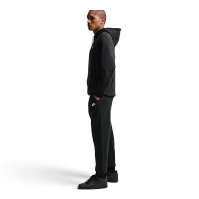 Nike Fn3808 Nike Club Cuffed Brushed Fleece Pants Siyah Erkek Eşofman Altı - 4