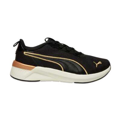 Puma 311955 Softride Harli Metallic Wns Koşu Sı Siyah-Sarı Kadın Spor Ayakkabı - Puma (1)