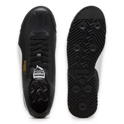 Puma 396868M Roma 24 Std Sneakers Siyah-Beyaz Un Spor Ayakkabı - 5