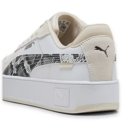 Puma 401611 Carina Street Snake Chic Beyaz Kadın Spor Ayakkabı - 4