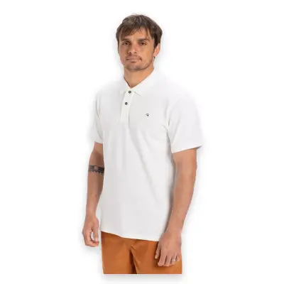Quiksilver Eqykt04362 Dna Polo Beyaz Erkek T-Shirt - Quiksilver (1)
